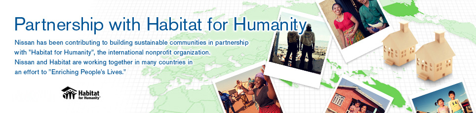 Partnership with Habitat for Humanity