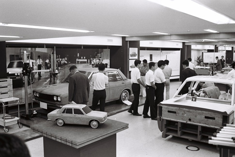 Automobile Design Exhibition including clay model displays