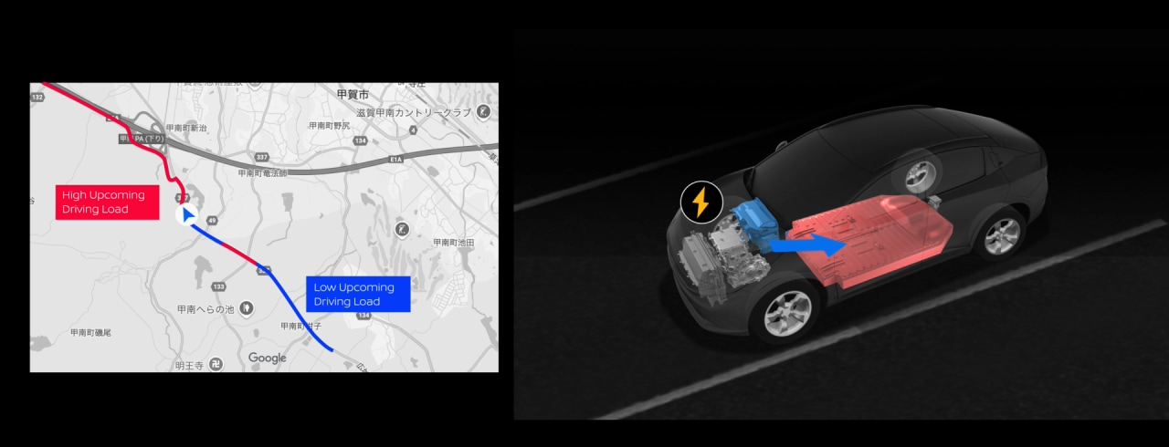 Cooling control with intelligent navigation-linked function