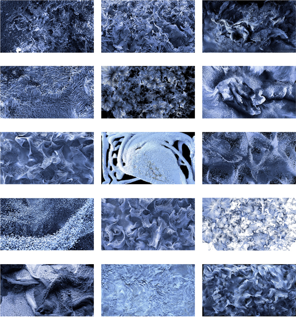 INFINITI Moonbow Blue Art