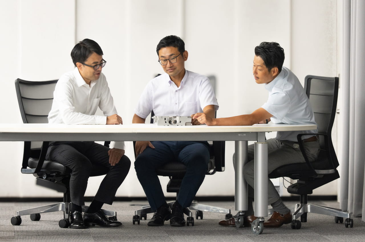 3人のパワートレイン担当メンバー