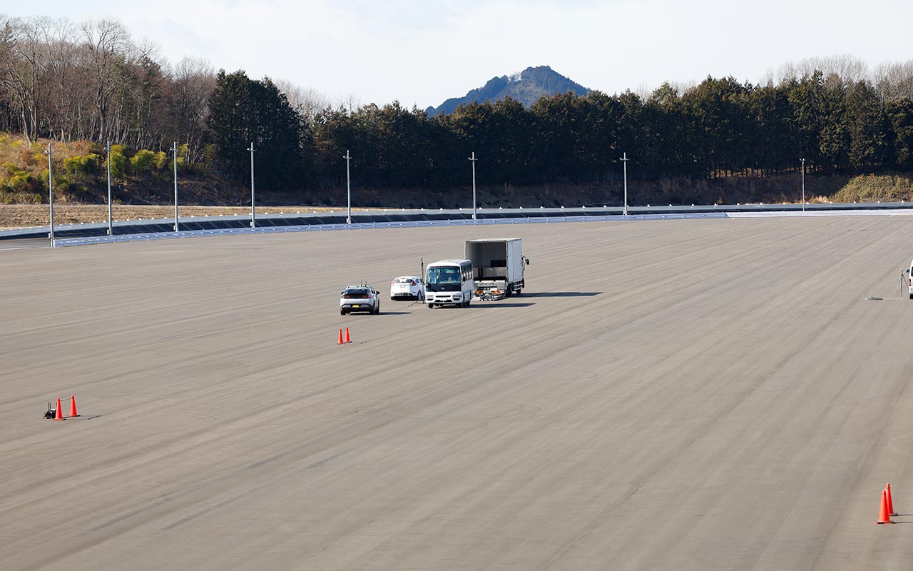 茂木試験場に2025年12月、完成したAD/ADASの実車実験施設