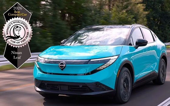 Nissan LEAF Named World’s Best Compact Car