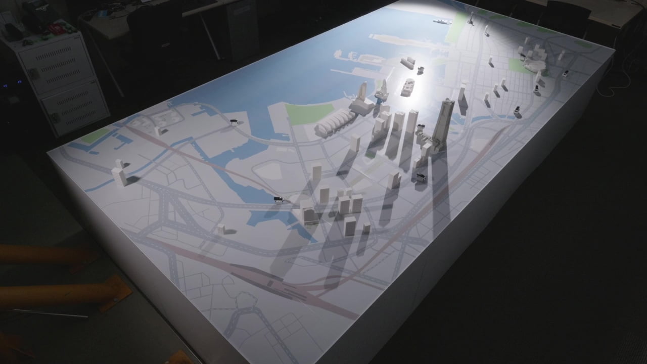 管制ジオラマテーブル